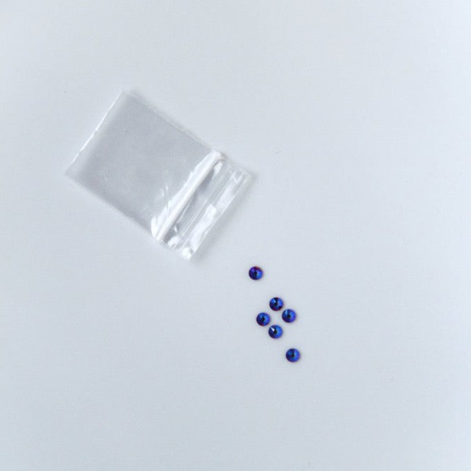 Blue Swarovski Gems - moonrockgems